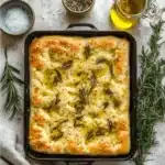 Simple Sourdough Focaccia Bread: The Ultimate Step-by-Step Recipe to Try Today 7 Golden-baked simple sourdough focaccia bread drizzled with olive oil and sea salt