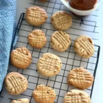Sourdough Discard Peanut Butter Cookies: The Perfect Fusion of Flavor and Sustainability 7 Sourdough discard peanut butter cookies stacked on plate