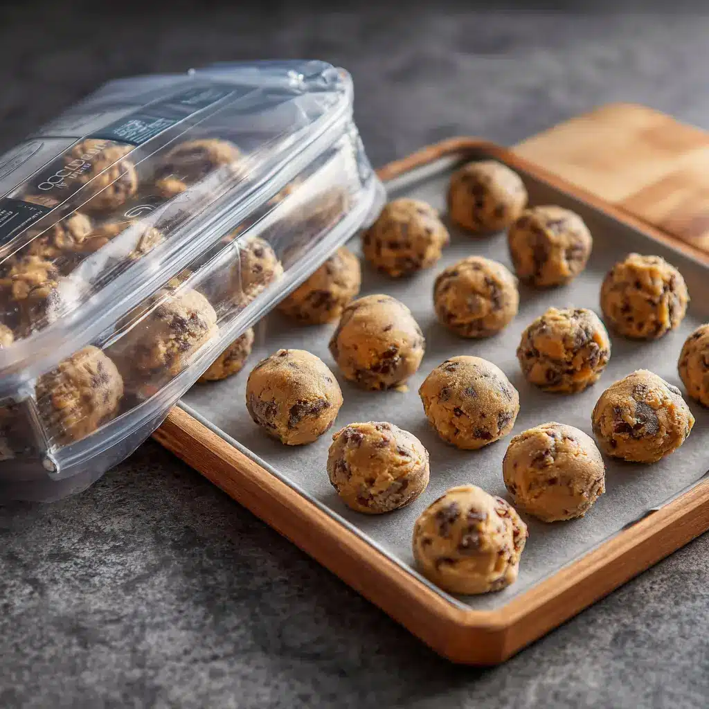 How to Make Chocolate Chip Cookies with Sourdough Discard – The Best Soft & Chewy Recipe Ever 9 scooping dough for chocolate chip cookies with sourdough discard