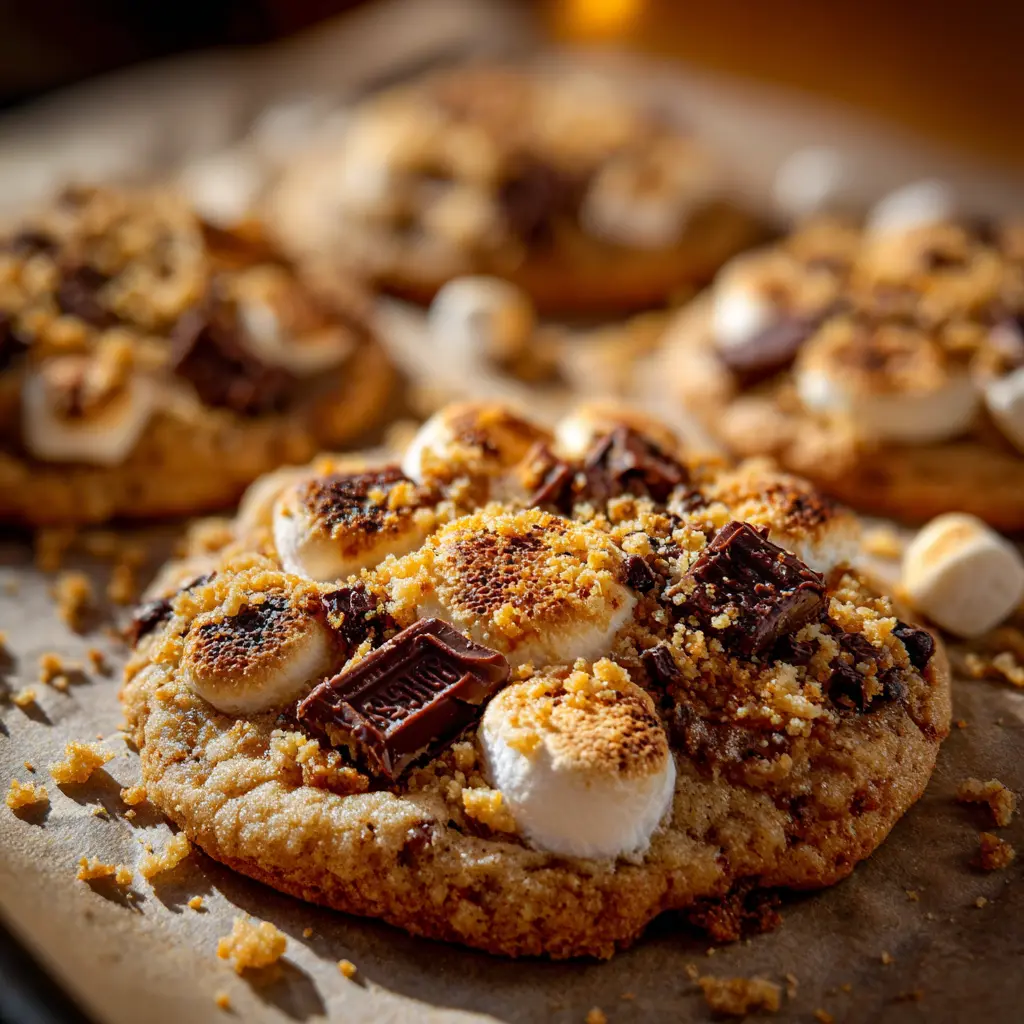 Sourdough S'mores Cookies: The Ultimate Gooey, Chewy Treat You Need to Bake 8 Toppings on sourdough s’mores cookies mid-bake