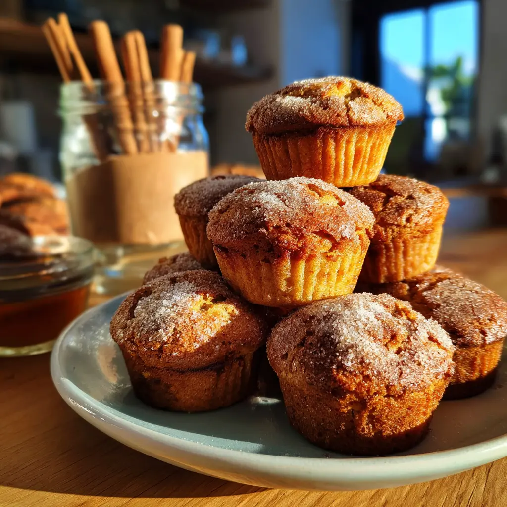 Sourdough Apple Cinnamon Muffins: The Ultimate Moist & Easy Homemade Guide 6 Freshly baked sourdough apple cinnamon muffins