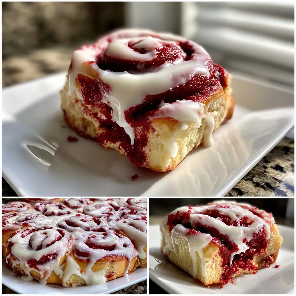 BEST RECIPE for Heavenly Red Velvet Cinnamon Rolls