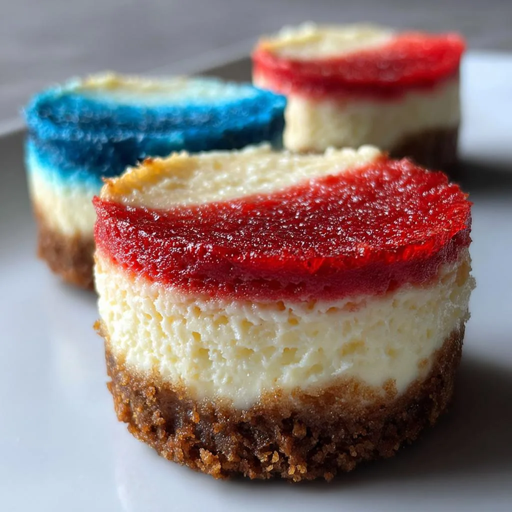 Patriotic Mini Cheesecakes: A Fun Treat for Celebrations! 1 Patriotic Mini Cheesecakes