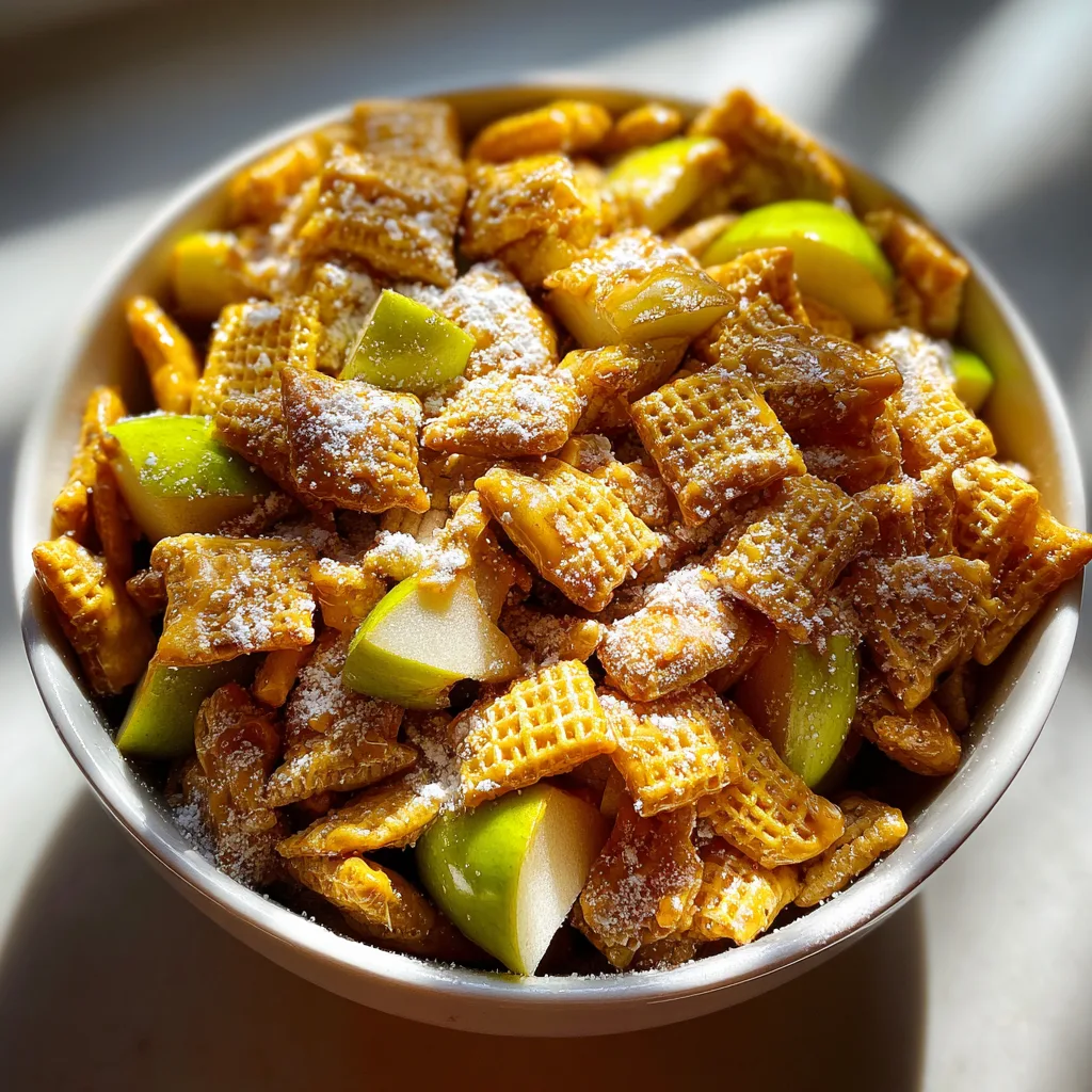Caramel Apple Puppy Chow: A Delicious Snack Recipe! 2 Caramel Apple Puppy Chow | Puppy chow recipes, Chex mix recipes, Puppy chow snack mix