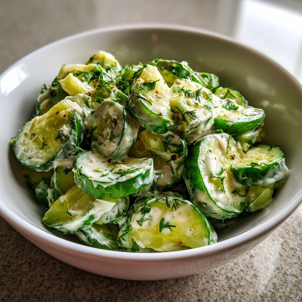 Creamy Cucumber Salad: Refresh Your Summer Meals Today! 2 Creamy Cucumber Salad