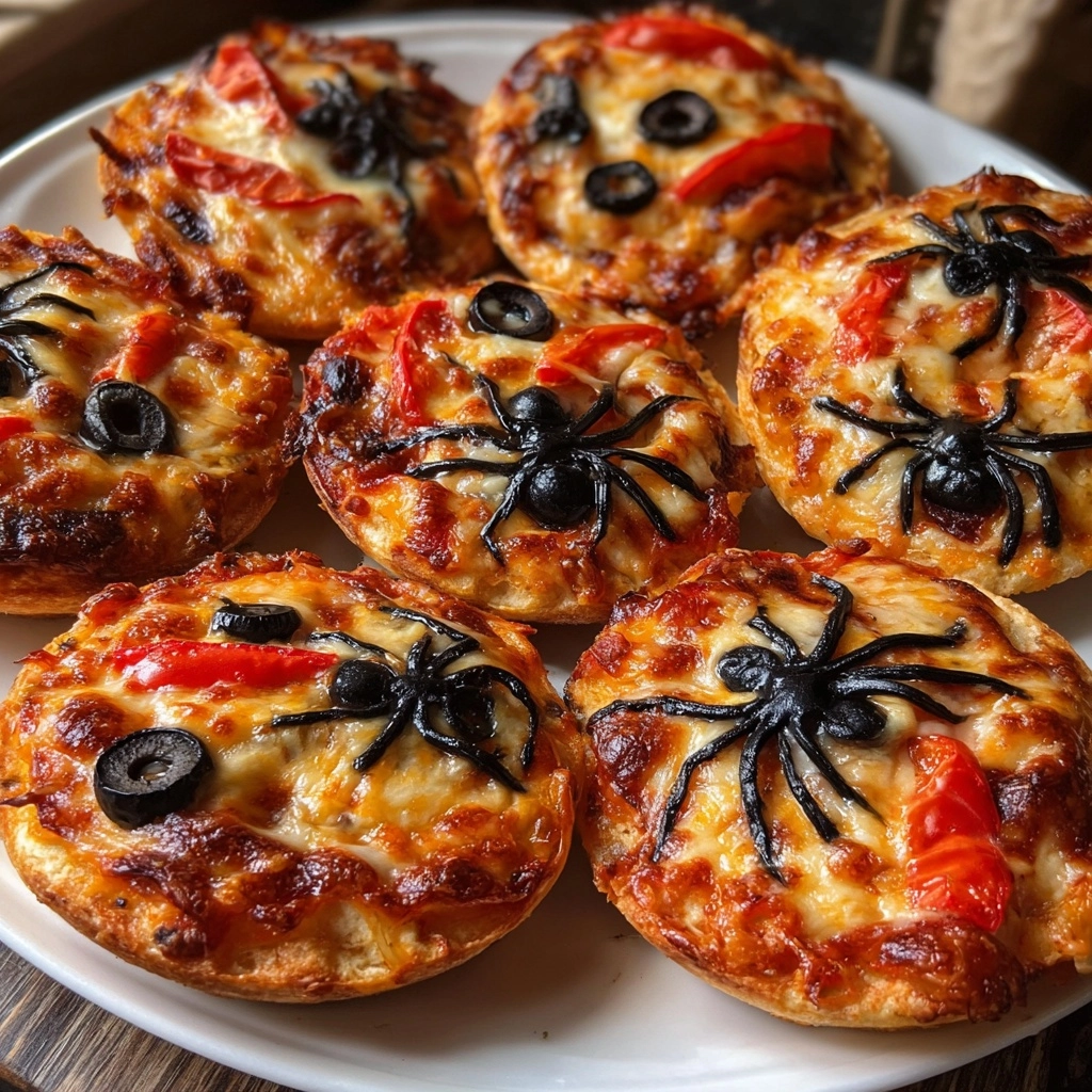 Halloween Mini Pizzas: Create Spooky Snack Boards! 2 Halloween Mini Pizzas | Spooky Snack Board Ideas & Party Food