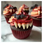 Halloween Vampire Bite Cupcakes That Thrill and Delight! 3 Halloween Vampire Bite Cupcakes