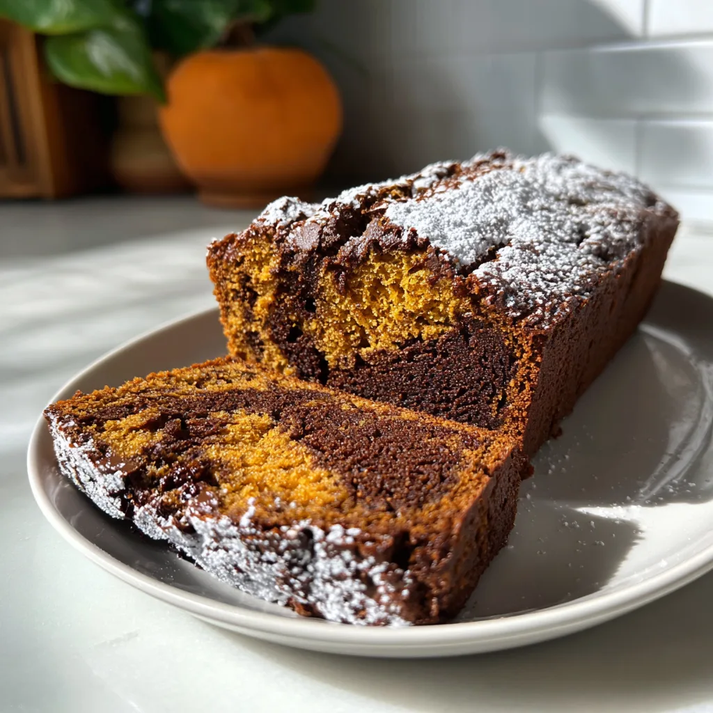 Moist Chocolate Pumpkin Bread