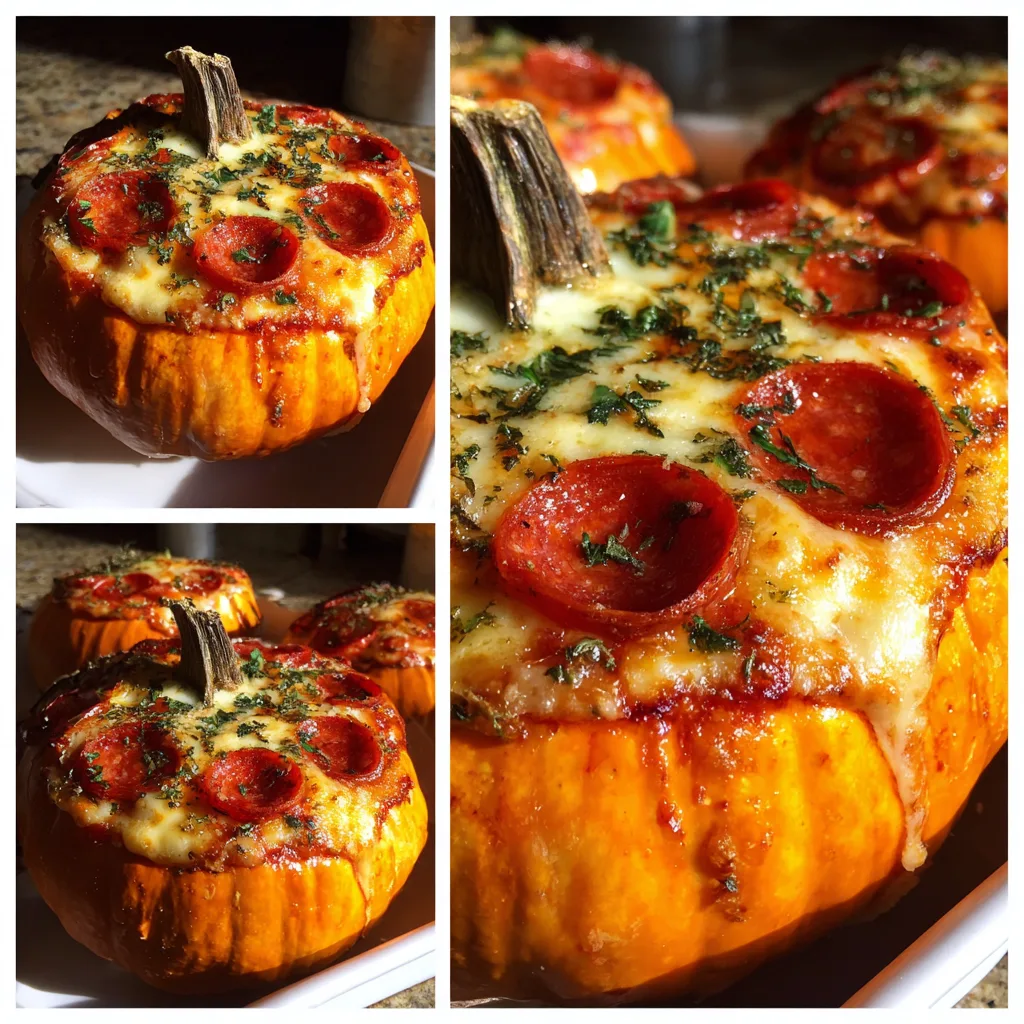 Pepperoni Pizza Pumpkins: A Fun Halloween Twist! 2 Pepperoni Pizza Pumpkins