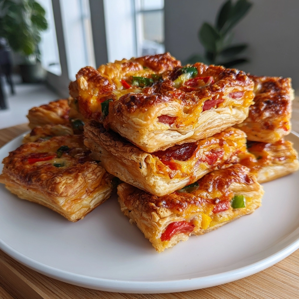 Puff Pastry Pizza Bites
