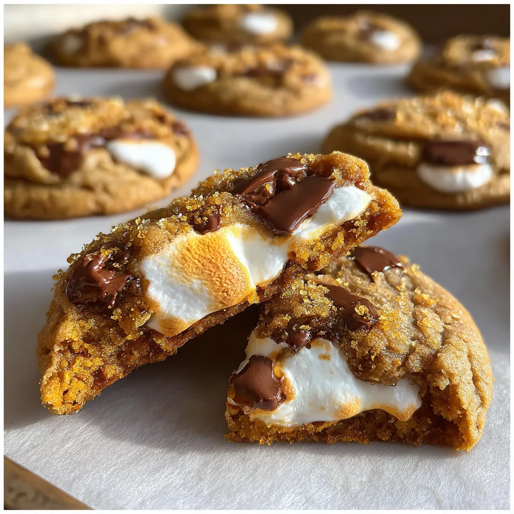 Pumpkin S’mores Cookies: A Fall Treat You Can't Resist! 2 Pumpkin S’mores Cookies