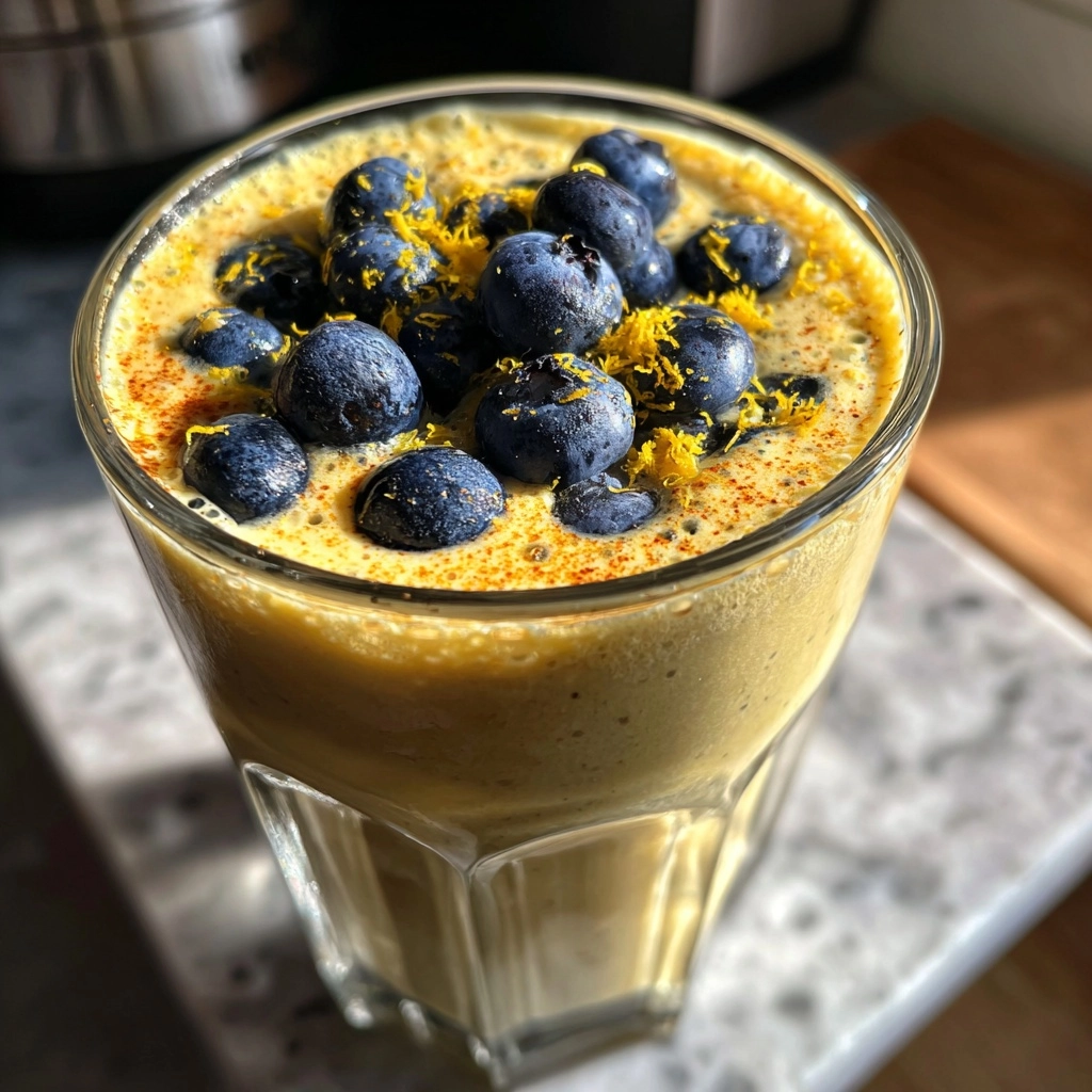 Refreshing Anti-Inflammatory Lemon-Blueberry Smoothie Recipe