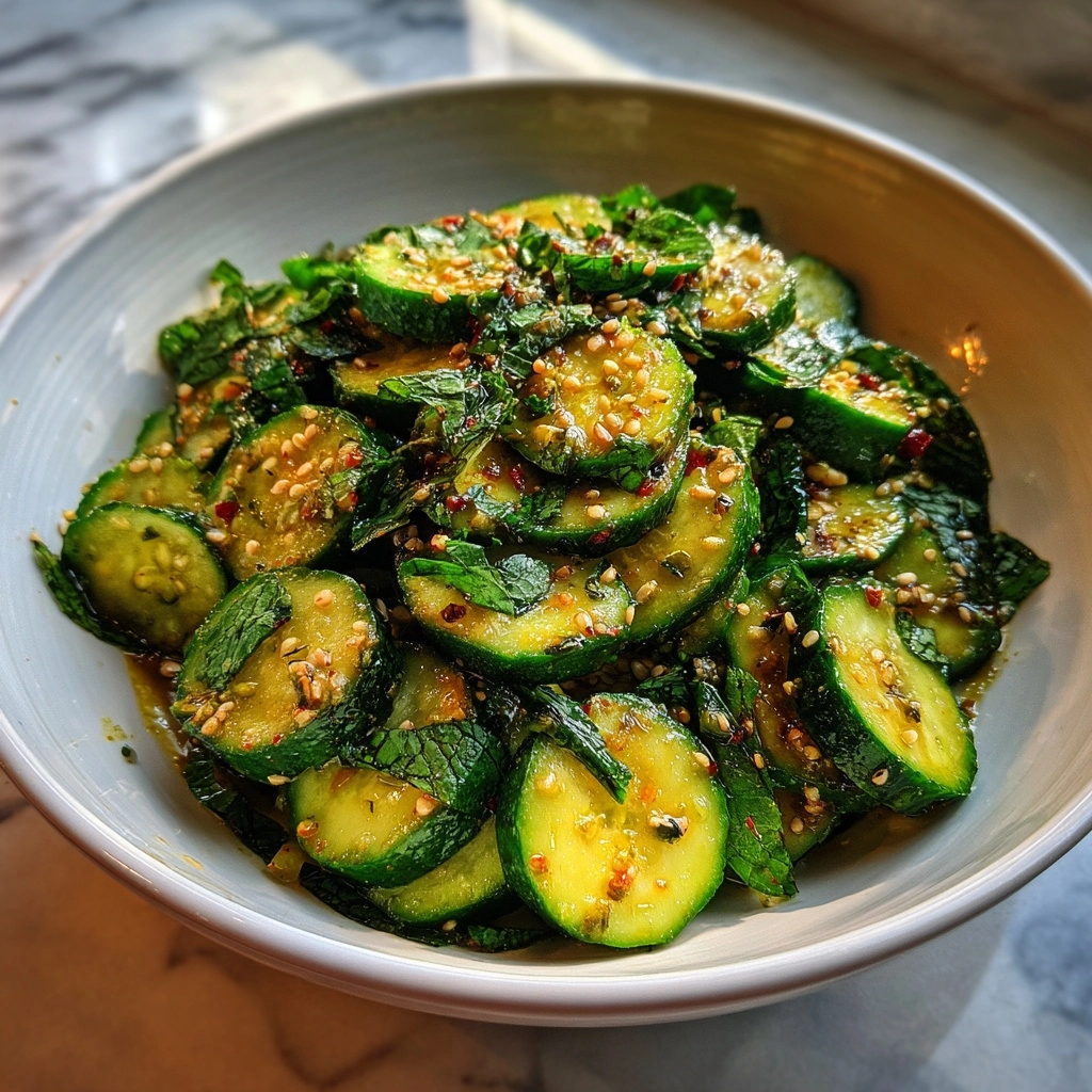 Refreshing Easy Asian Cucumber Salad Recipe