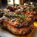 Rosemary Garlic Butter Pork Chops: Elevate Dinner Tonight! 3 Rosemary Garlic Butter Pork Chops
