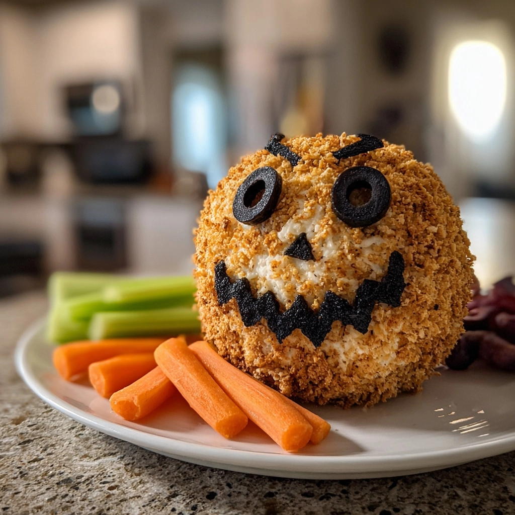 Skellington Cheese Ball Appetizer Recipe: Spook Your Guests! 2 Skellington Cheese Ball Appetizer Recipe