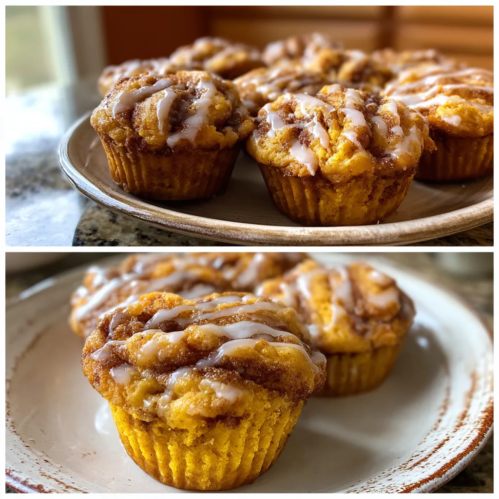 The Best Pumpkin Cinnamon Roll Muffins Ever Will Delight You! 2 The Best Pumpkin Cinnamon Roll Muffins Ever