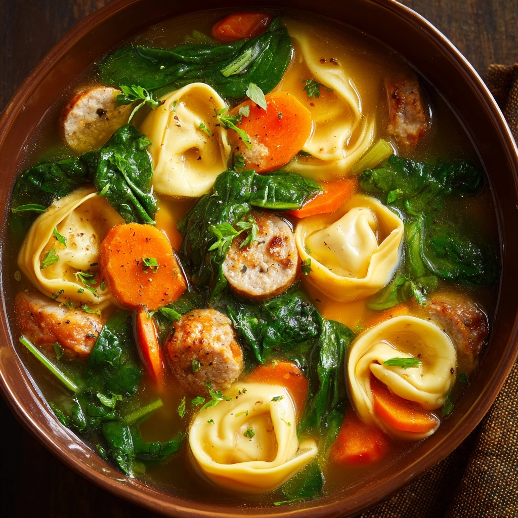 Autumn Tortellini Soup With Sausage: Cozy Fall Favorite