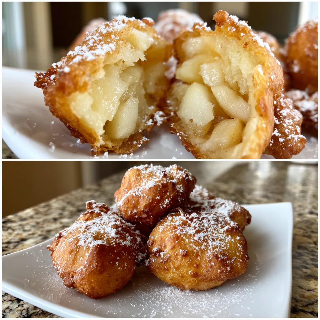 BAKED APPLE FRITTERS: Discover a Healthier Delight! 2 BAKED APPLE FRITTERS