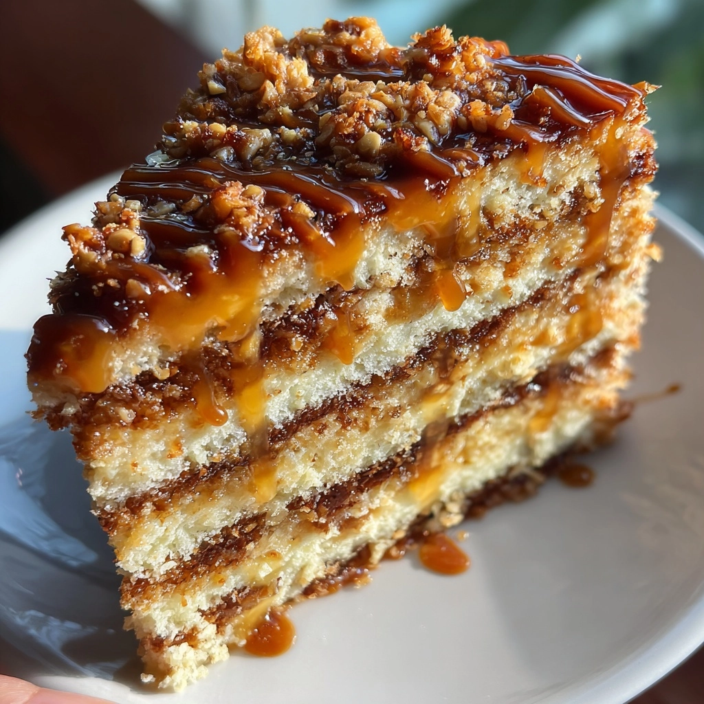 Caramel Crunch Cake
