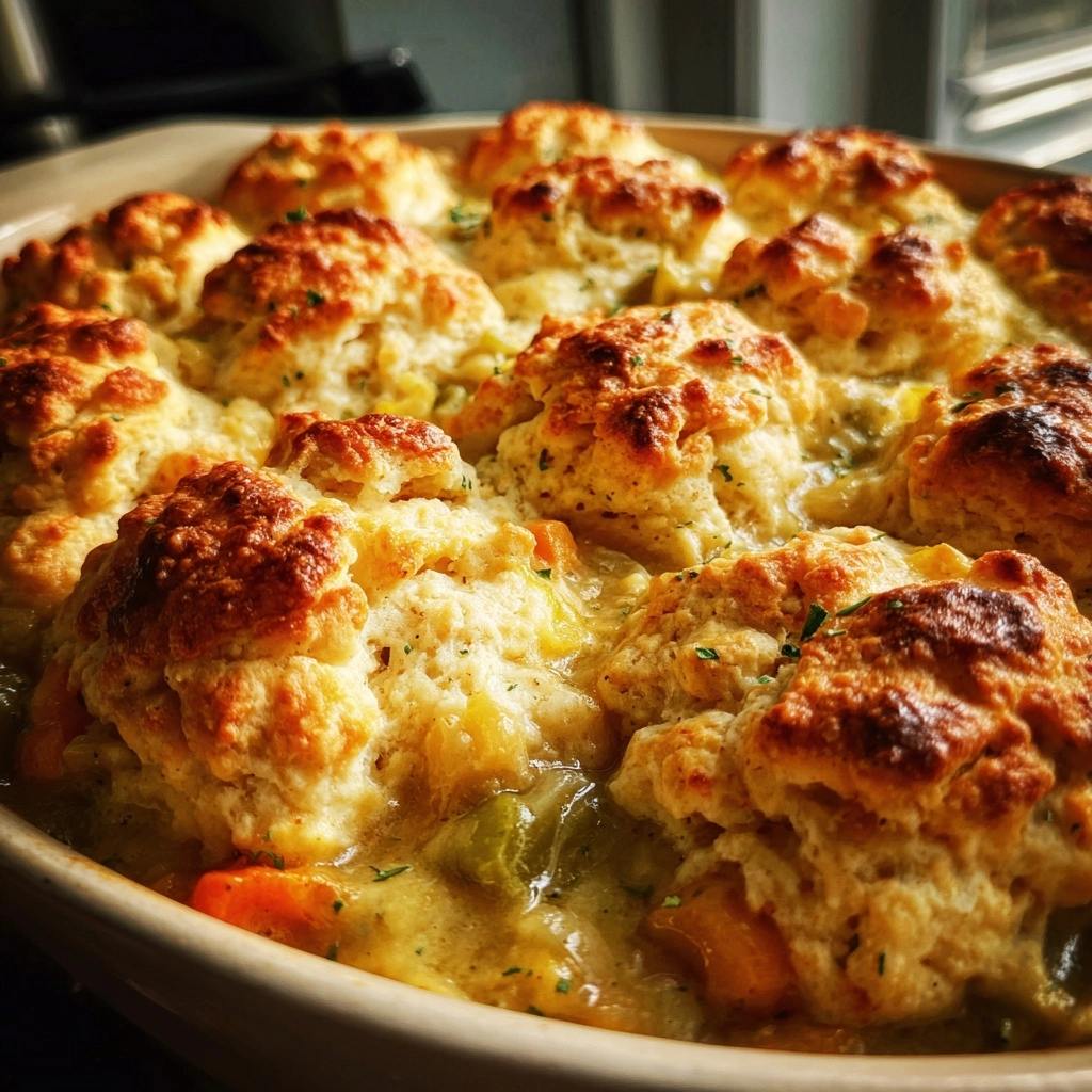 Cheddar Bay Chicken Cobbler
