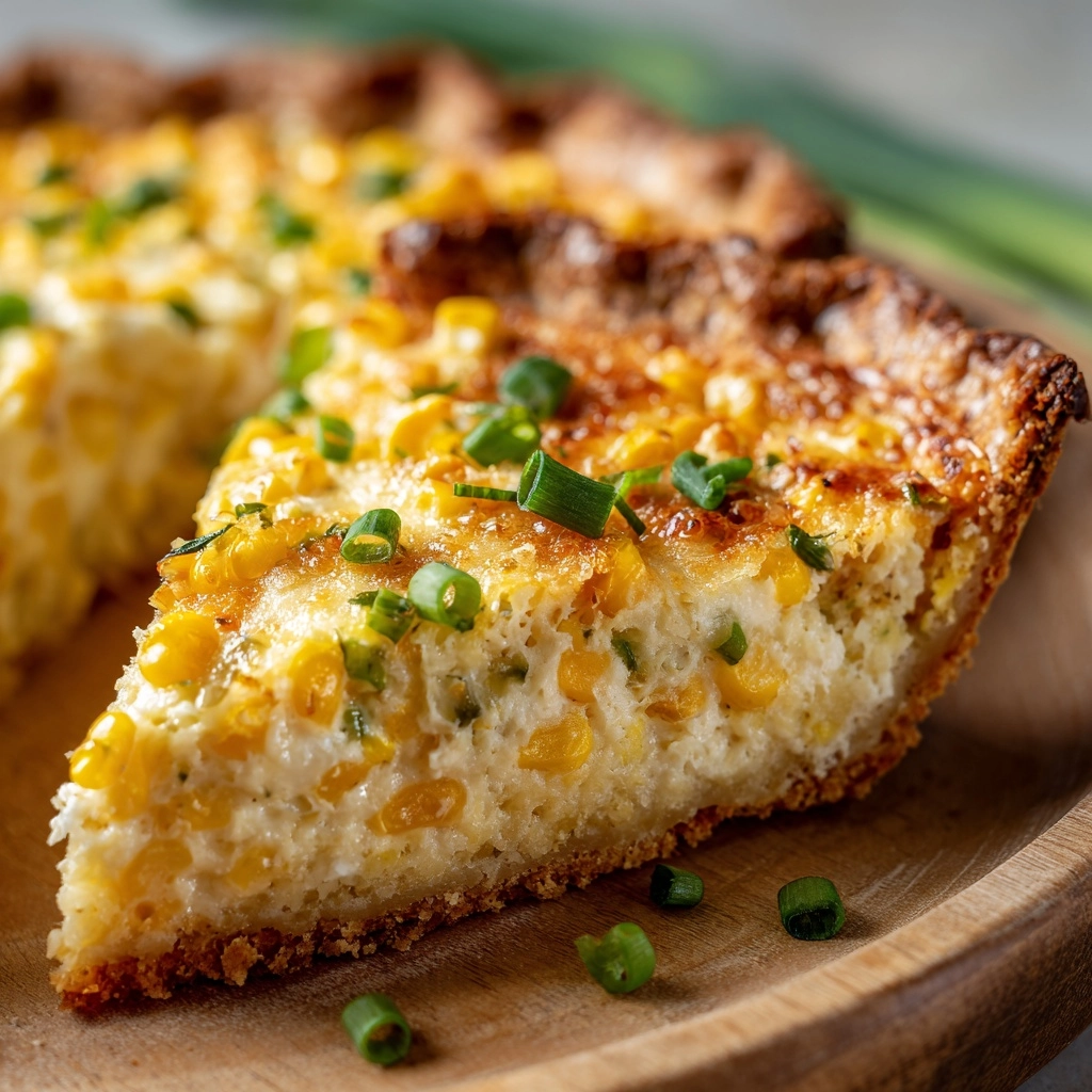 Cheddar Sweet Corn Pie - Natural Comfort Kitchen