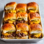 Cheeseburger Sliders with Hawaiian Rolls: A Tasty Delight! 3 Cheeseburger Sliders with Hawaiian Rolls
