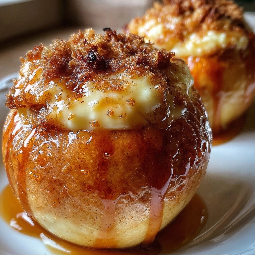 Cheesecake Stuffed Baked Apples That Delight Every Bite! 2 Cheesecake Stuffed Baked Apples