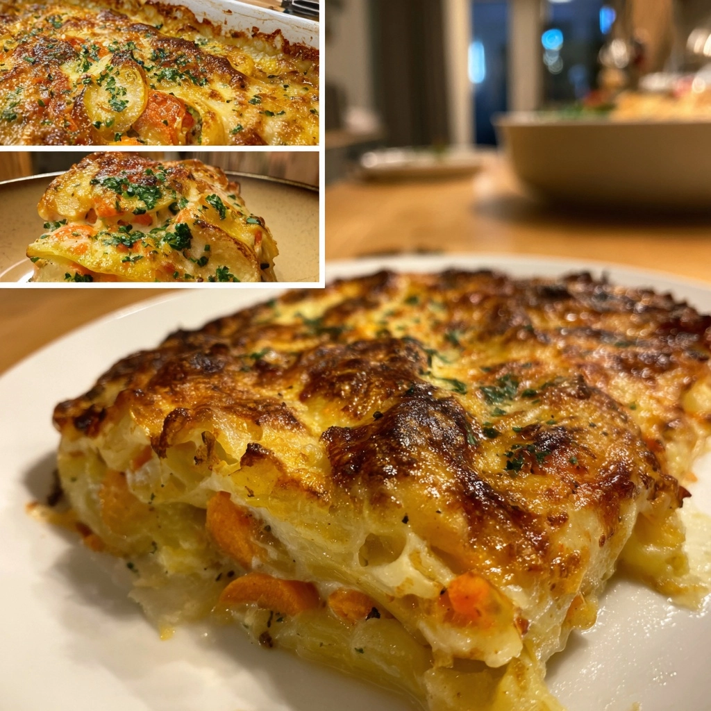 Cheesy Root Vegetable Gratin Will Elevate Your Dinner! 2 Cheesy Root Vegetable Gratin | Spoon Fork Bacon