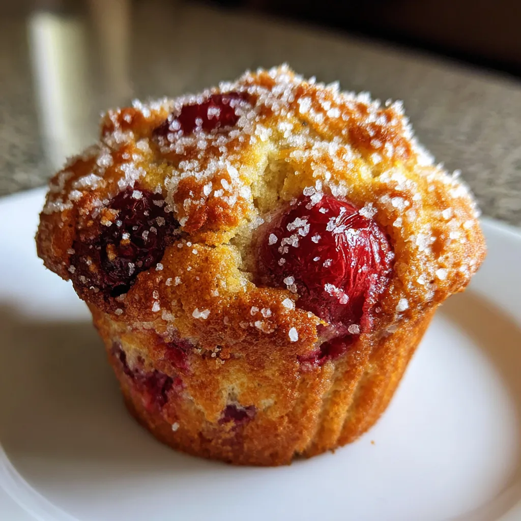 Cherry Cobbler Muffins – A Sweet & Fruity Treat!
