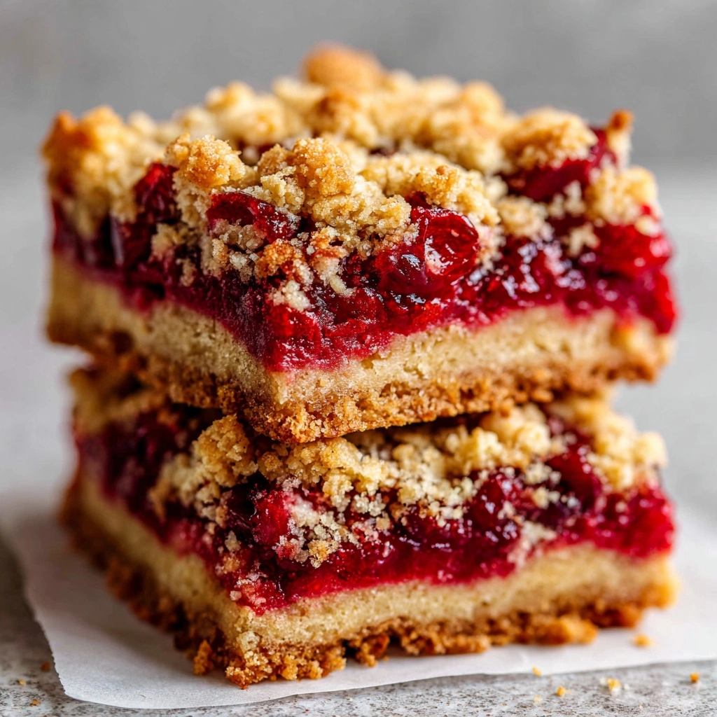 Cranberry Crumble Bars [60 Minutes] - Chasety
