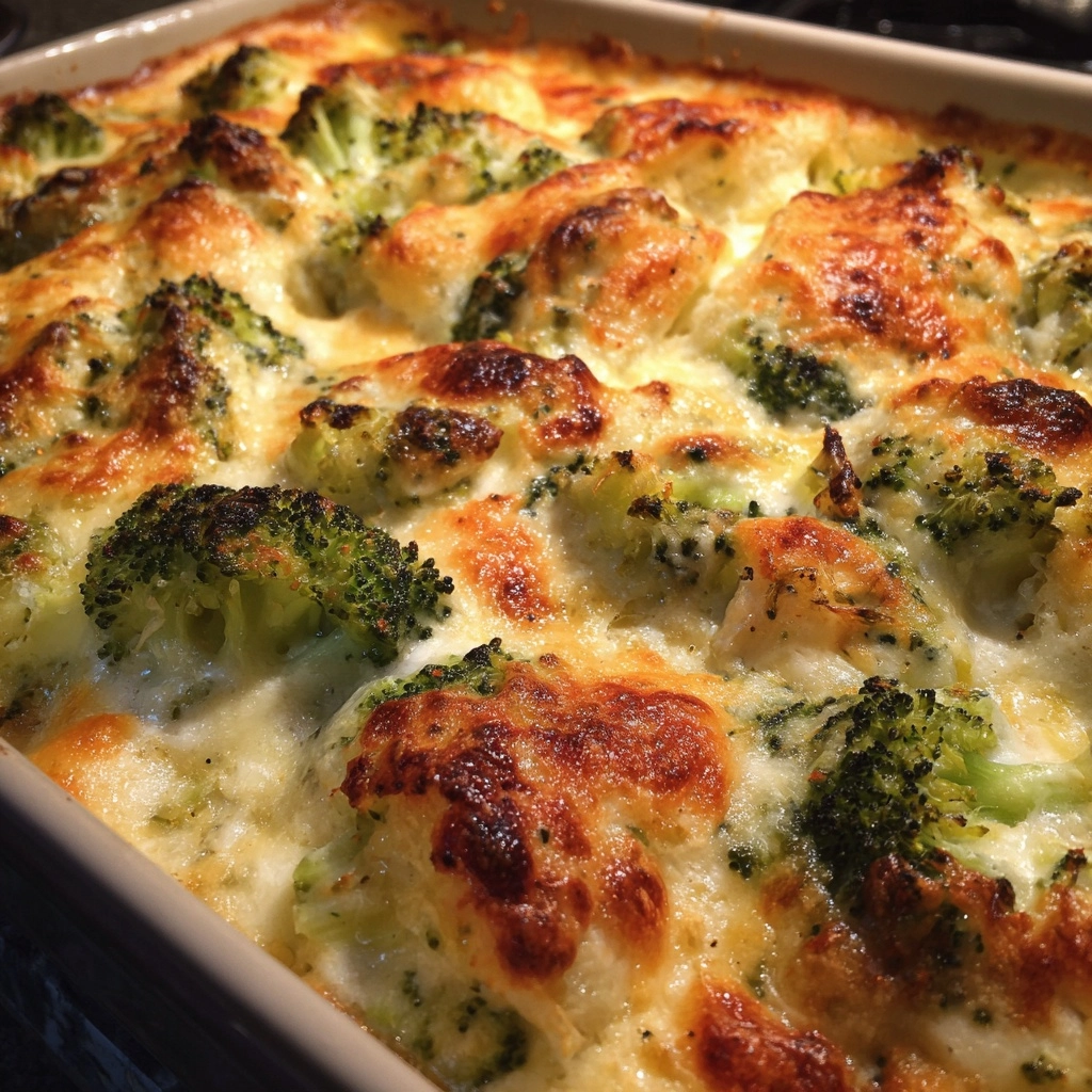 Creamy Broccoli Cheese Casserole Recipe