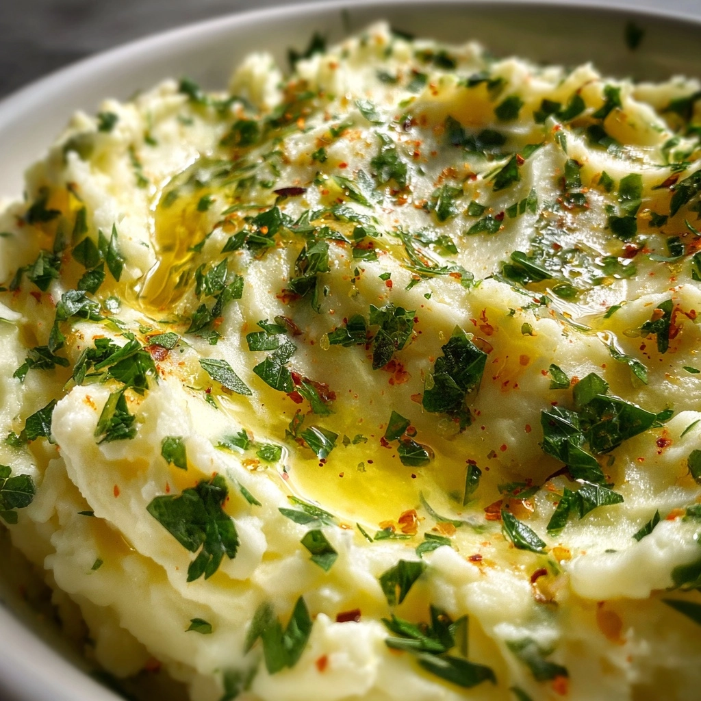 Creamy Garlic Herb Mashed Potatoes - A Must-Have for Thanksgiving! 2 Creamy Garlic Herb Mashed Potatoes - The Ultimate Thanksgiving Side