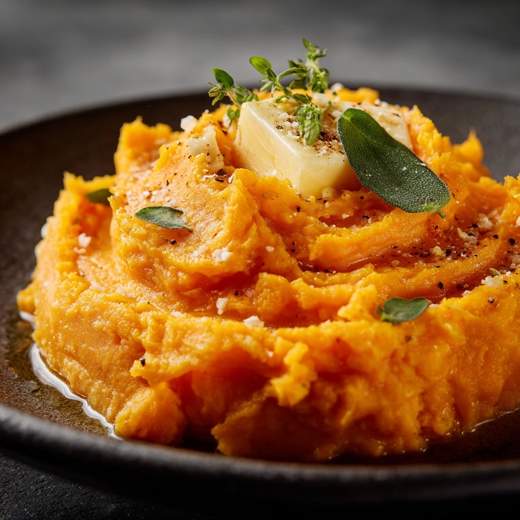 Creamy Savory Mashed Sweet Potatoes | Primavera Kitchen