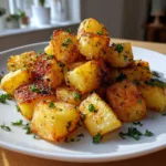 Crispy Garlic Butter Potatoes: A Delicious Side Dish! 3 Crispy Garlic Butter Potatoes