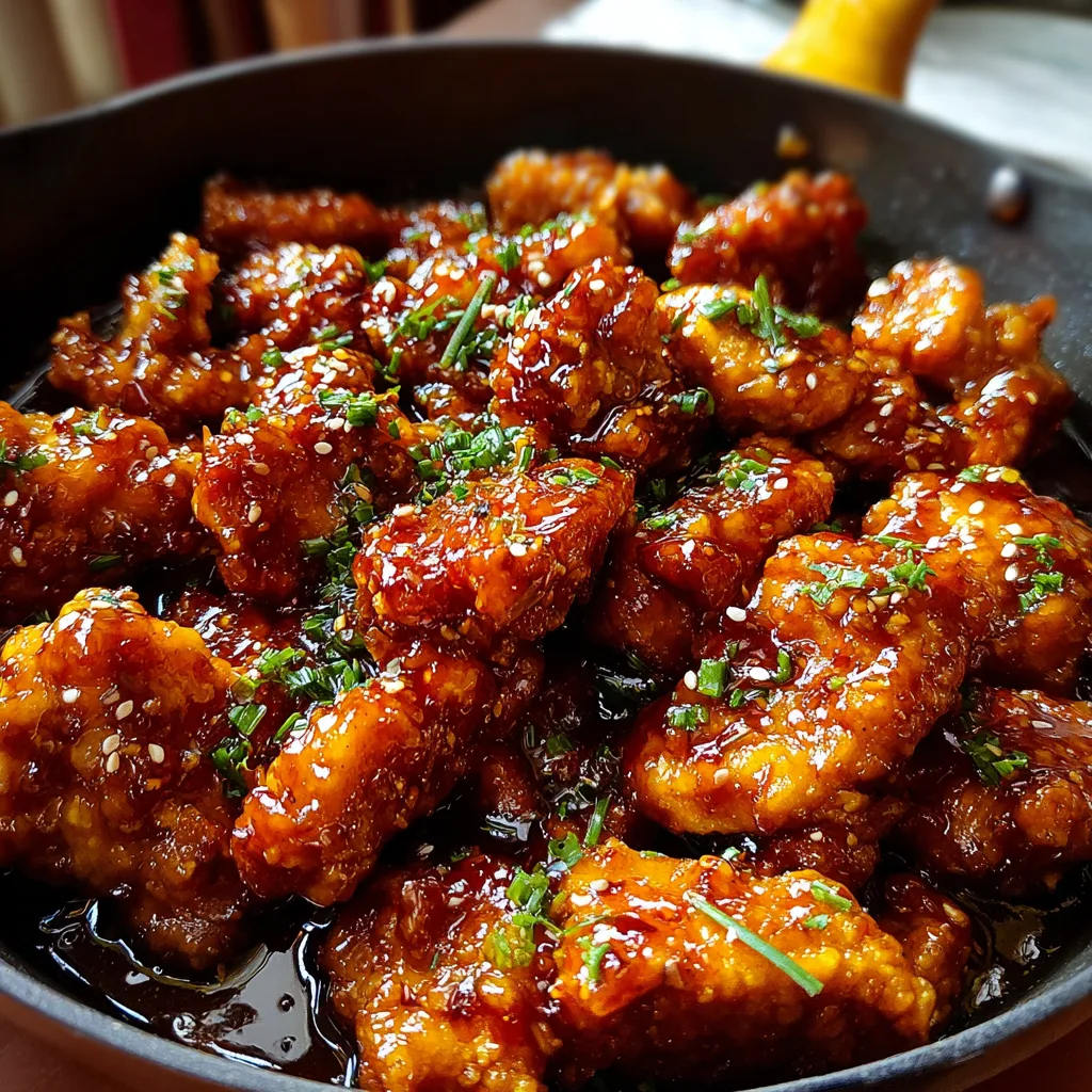 Crock Pot Bourbon Chicken Recipe is a must-try dish! - Fitandhealthier