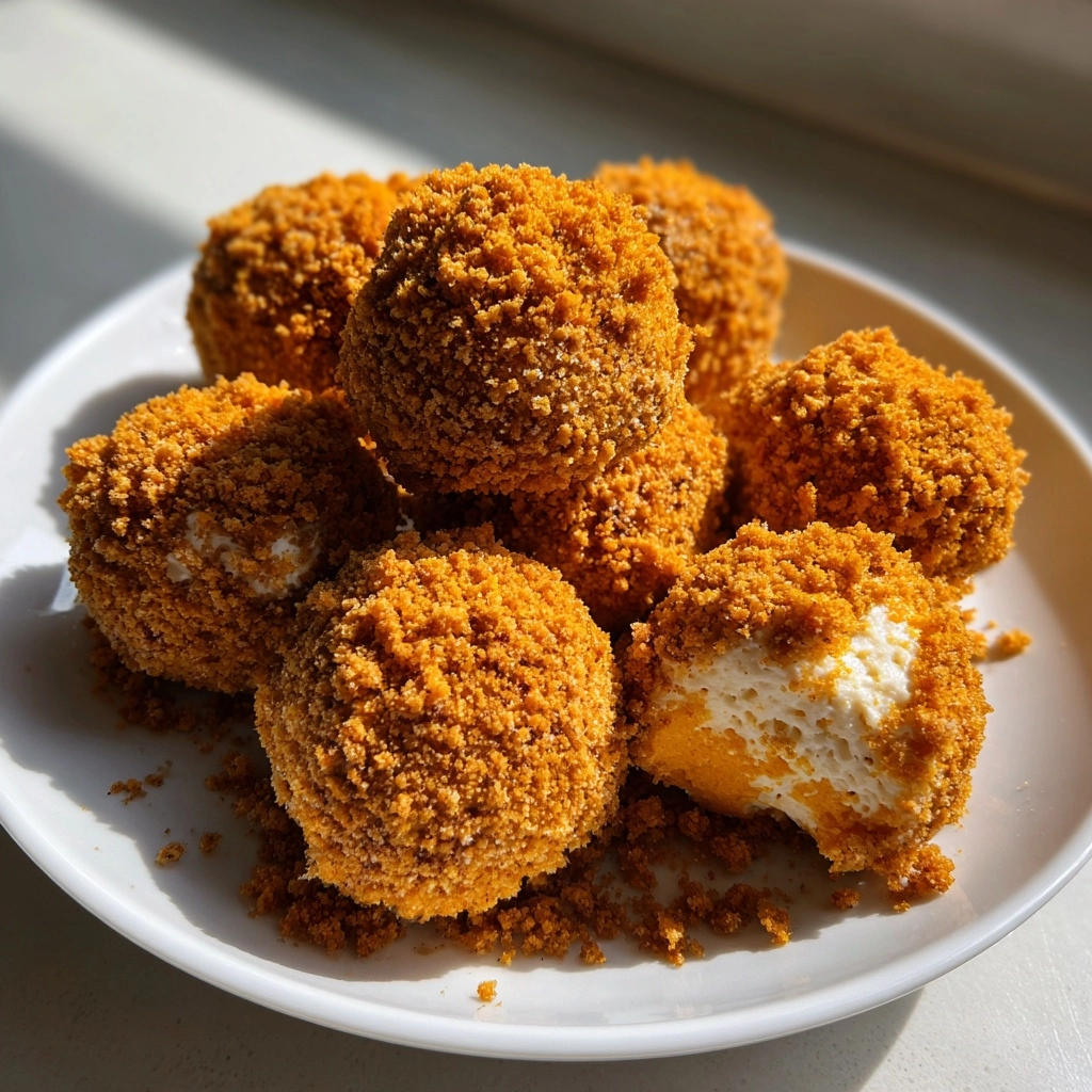 Easy No Bake Pumpkin Cheesecake Balls Recipe