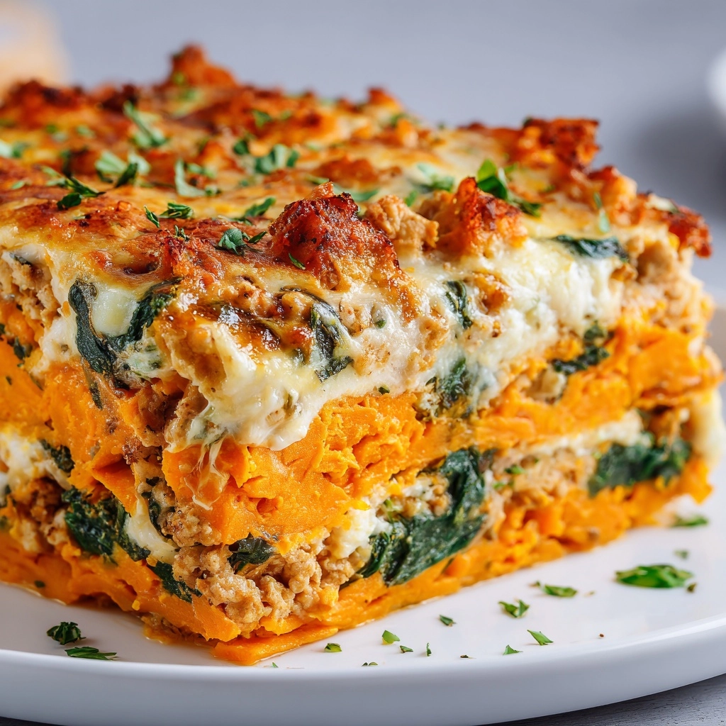 Ground Turkey Sweet Potato Casserole - Easy & Healthy Dinner Idea!