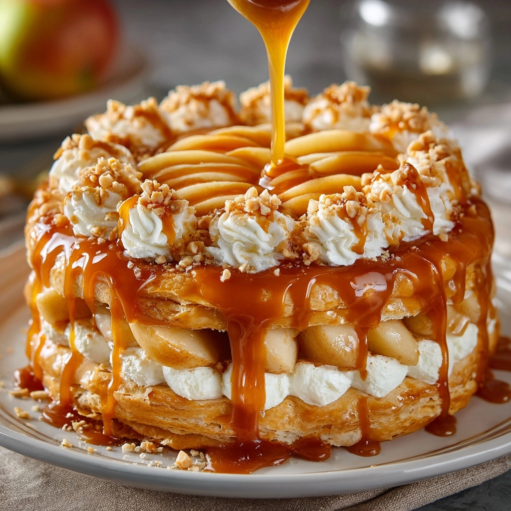 Irresistible Caramel Apple Eclair Cake for a Cozy Holiday Dessert