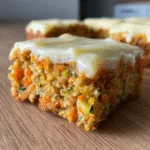 Light Carrot And Zucchini Bars With Lemon Frosting Delight! 3 Light Carrot And Zucchini Bars With Lemon Frosting