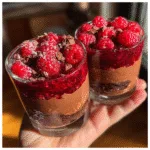 Marry Me No Bake Raspberry Chocolate Mousse Cups Delight! 3 Marry Me No Bake Raspberry Chocolate Mousse Cups