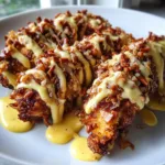 Pretzel Chicken with Mustard-Cheddar Sauce is Irresistible! 3 Pretzel Chicken with Mustard-Cheddar Sauce