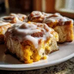 Pumpkin Cinnamon Roll Bake: A Delicious Fall Delight! 3 Pumpkin Cinnamon Roll Bake