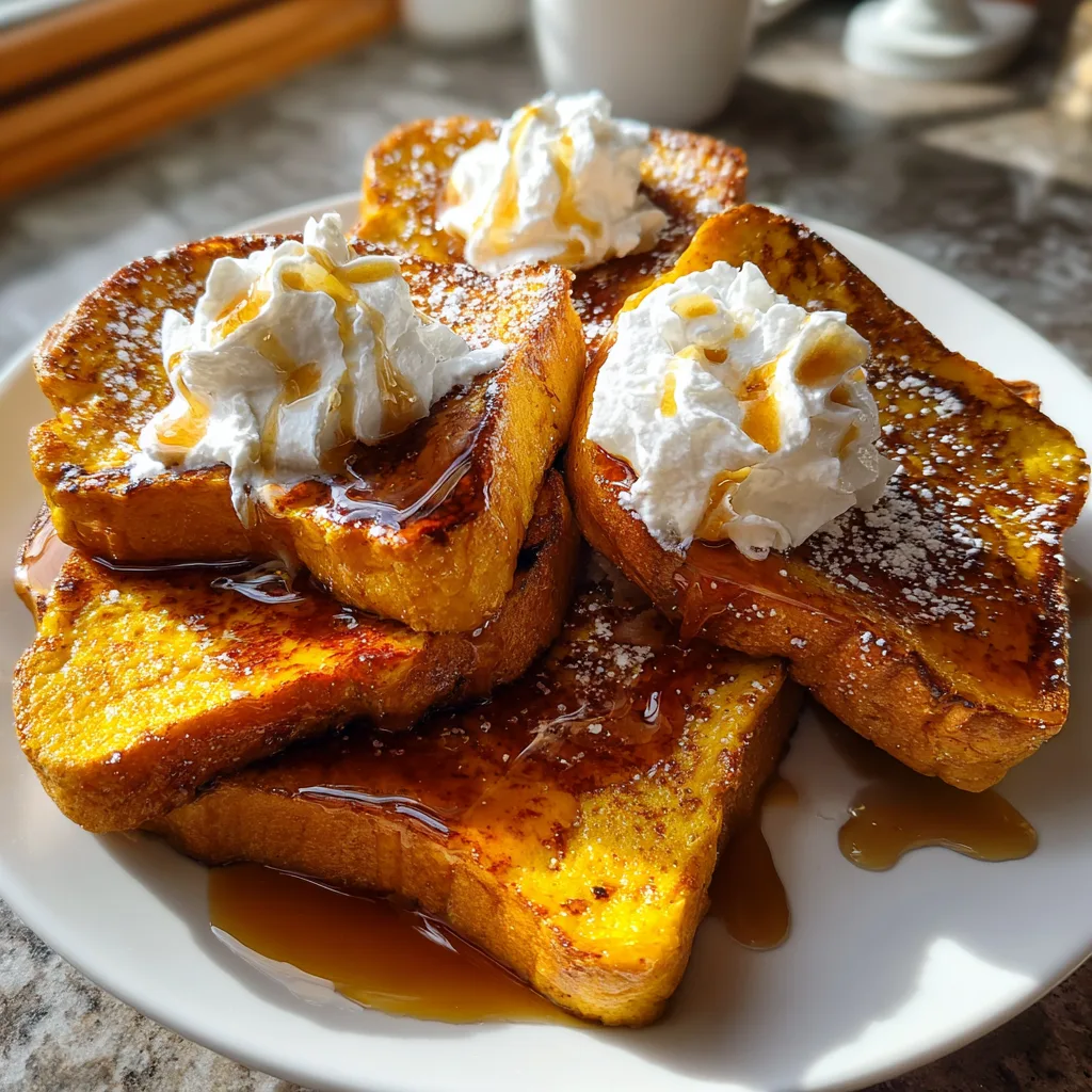 Pumpkin French Toast Breakfast: A Delicious Fall-Inspired Recipe to Start Your Day - Sweet Banana Chef