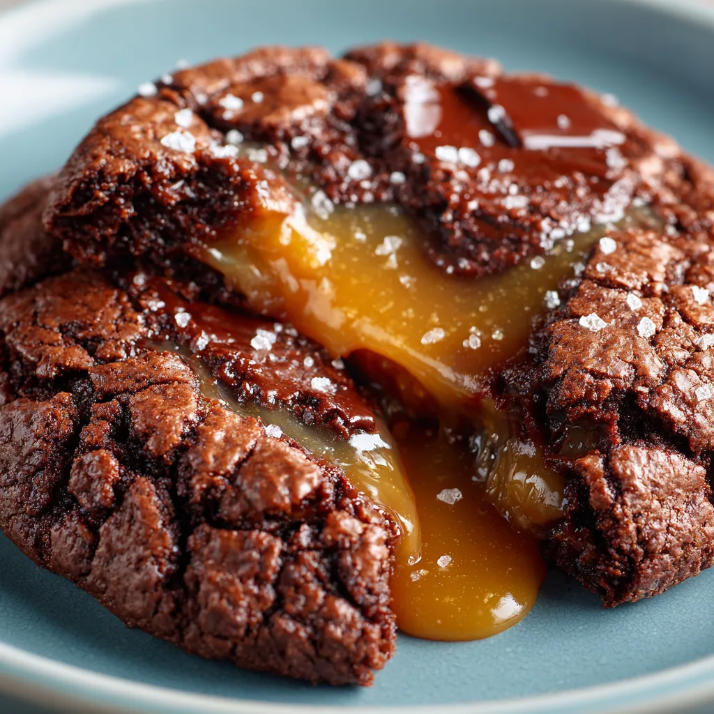 Salted Caramel Chocolate Cookie Recipe: Gourmet Dessert