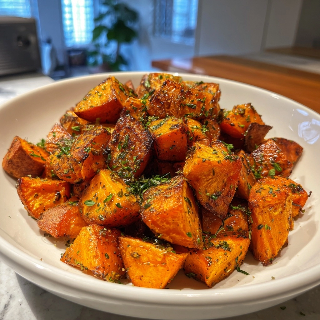 Savory Roasted Sweet Potatoes