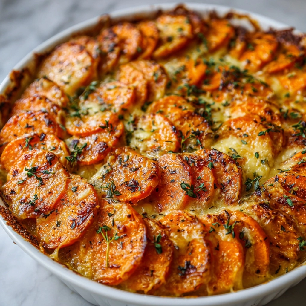 Scalloped Sweet Potatoes, Sweet Potatoes Au Gratin, A Holiday Favorite