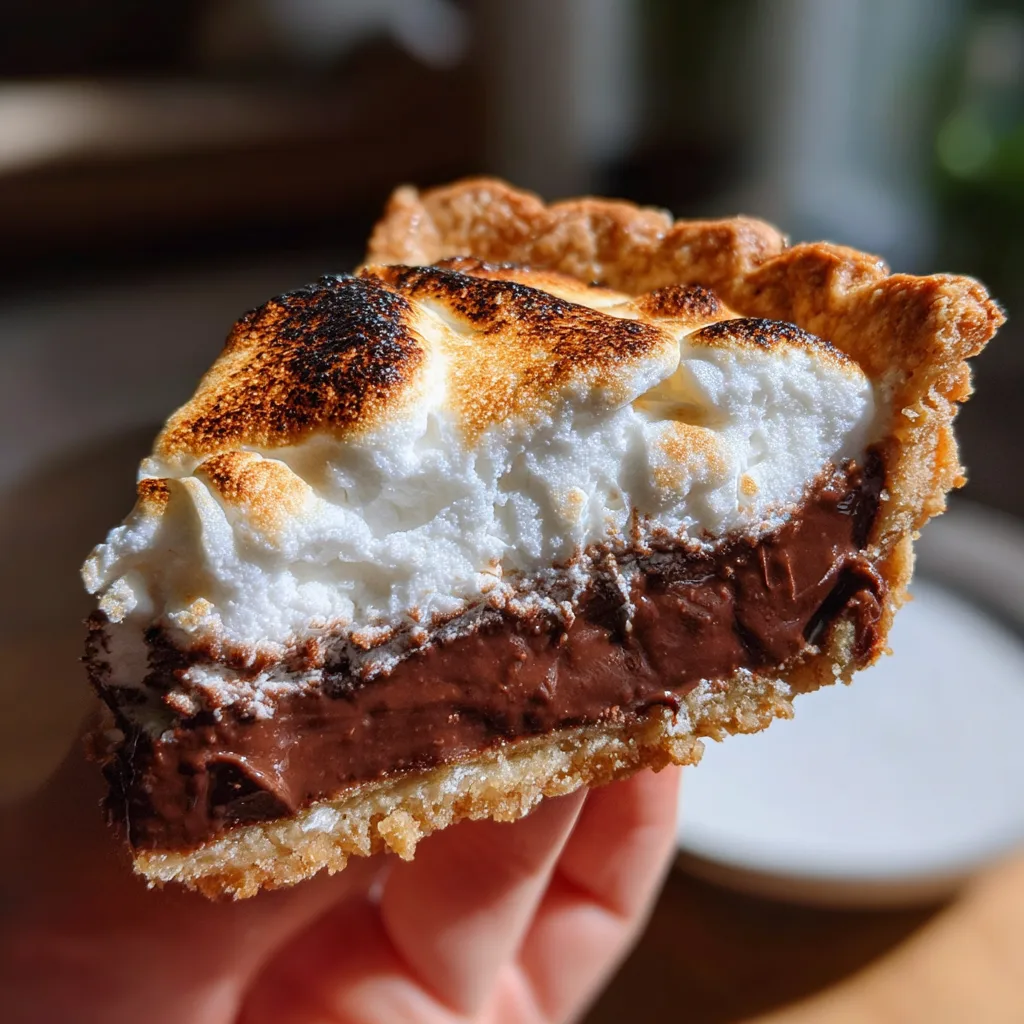 S'mores Pie Recipe: Chocolate Marshmallow Dessert