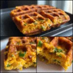 Spicy Cheddar Jalapeño Cornbread Waffles You’ll Love Today! 3 Spicy Cheddar Jalapeño Cornbread Waffles You’ll Love