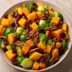 Thanksgiving Salad: Butternut Squash, Brussels Sprouts, Cranberries, Pecans That Will Wow Your Guests! 3 Thanksgiving Salad: Butternut Squash, Brussels sprouts, Cranberries, Pecans