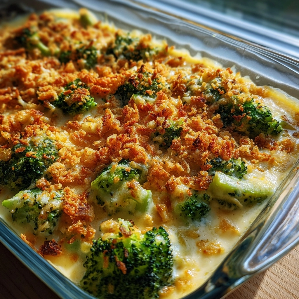 The BEST Creamy Broccoli Cheese Casserole Recipe You’ll Love! 2 The BEST Creamy Broccoli Cheese Casserole Recipe | Easy Holiday Side Dish